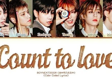 Count To Love (Korean Ver.) Lyrics